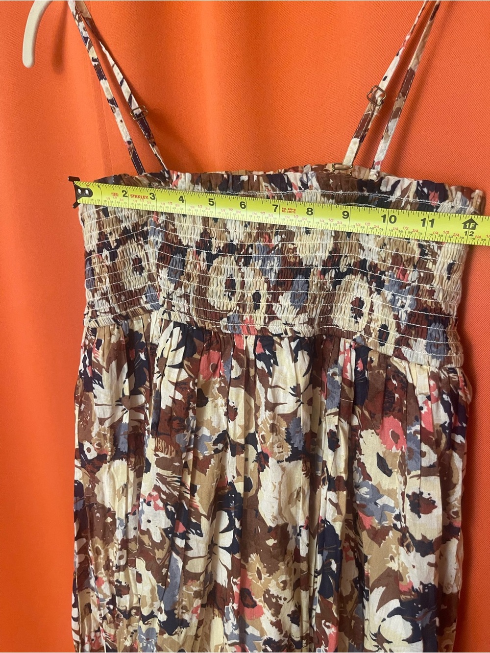 NATURAL LIFE Brown Floral Maxi Skirt/sun dress - Picture 6 of 6
